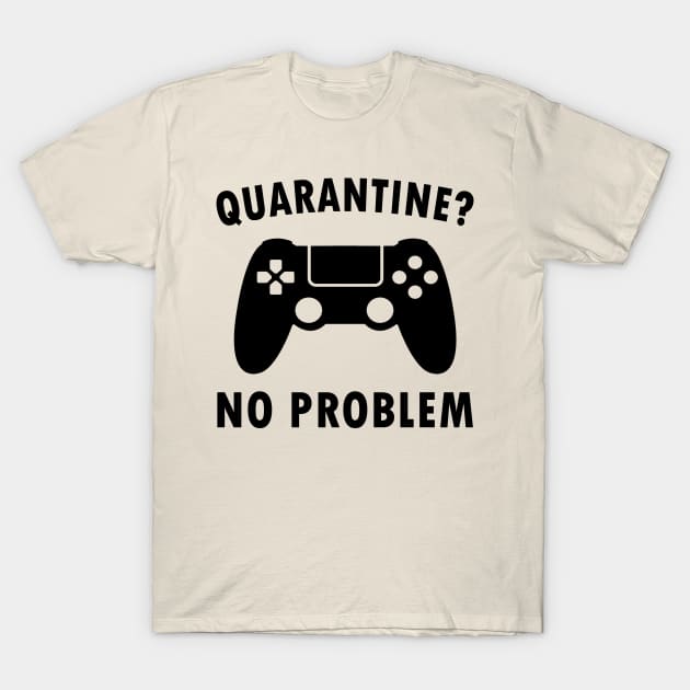 Quarantine No Problem Vintage Retro Sun Set | Lockdown Gifts For Gamers T-Shirt by MFK_Clothes